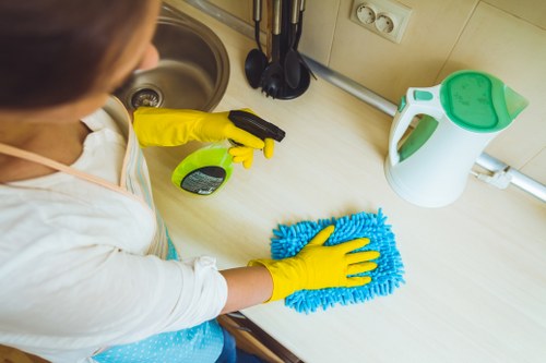 Equipment and site safety checks before cleaning