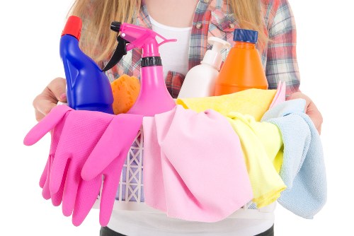 Local Kingston cleaner working in a modern apartment or flat