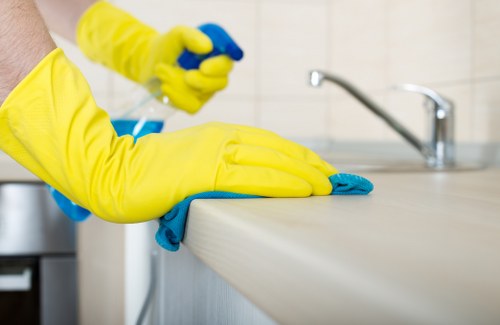 Cleaning service in a Kingston apartment with local access considerations
