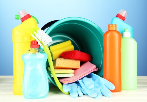 Professional carpet cleaner treating stained carpet in Kingston