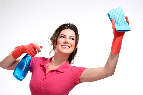 Kitchen and bathroom domestic cleaning in a Kingston property