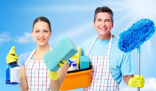 Local Kingston cleaners preparing a flat for a one-off deep clean